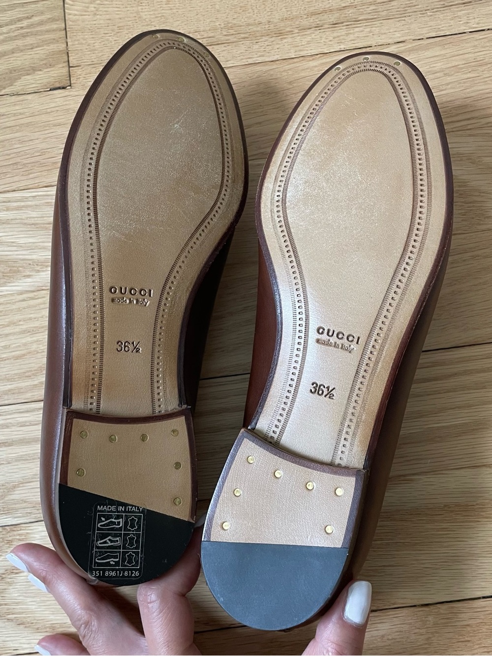 Gucci Brown Horsebit Loafers with Gold Hardware NIB (Sz 36.5) - Picture 11 of 13